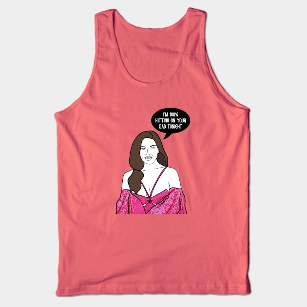 Hitting on your Dad Tank Top by Katsillustration